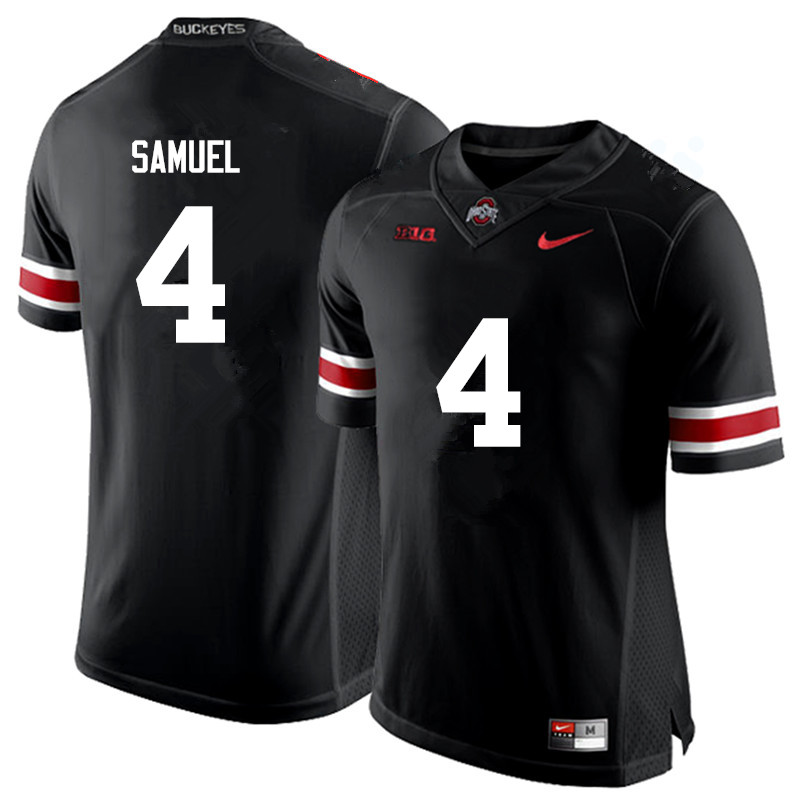 Men Ohio State Buckeyes #4 Curtis Samuel College Football Jerseys Game-Black